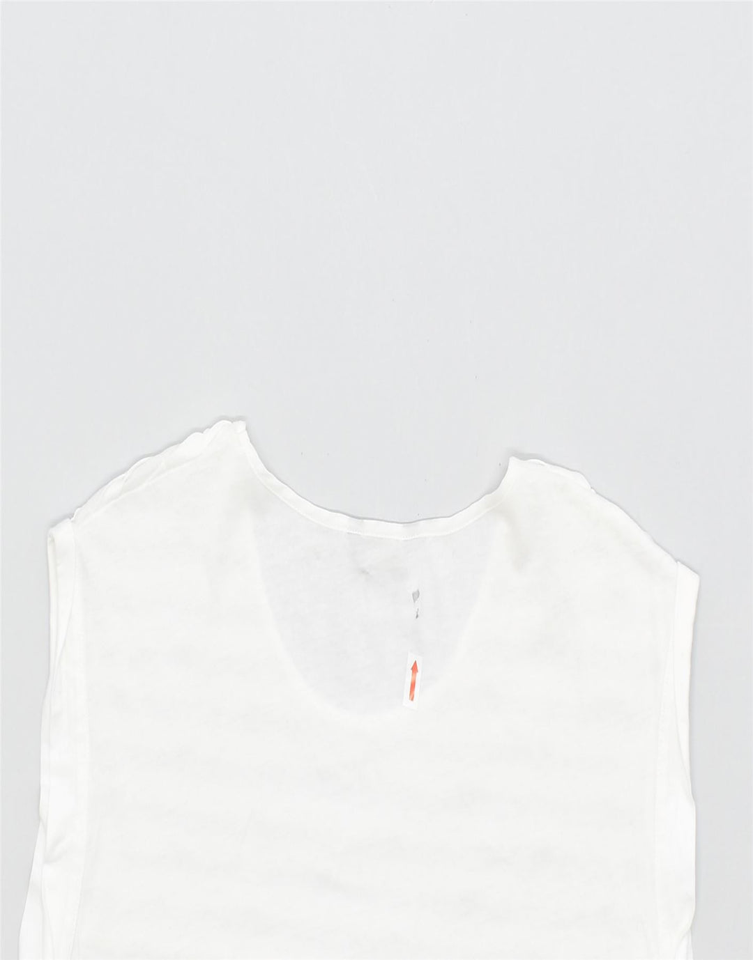 MASSIMO DUTTI Womens Blouse Top UK 14 Medium White Cotton | Vintage | Thrift | Second-Hand | Used Clothing | Messina Hembry 