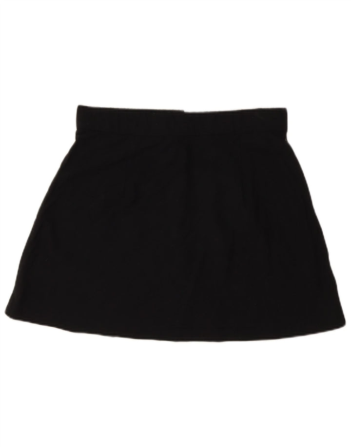 Женская мини-юбка Zara Medium W28 Черная вискоза