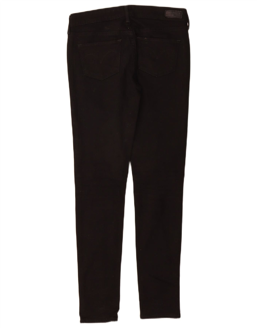 Женские джинсы скинни с современной посадкой и небольшим изгибом LEVI'S W25 L30, черный хлопок