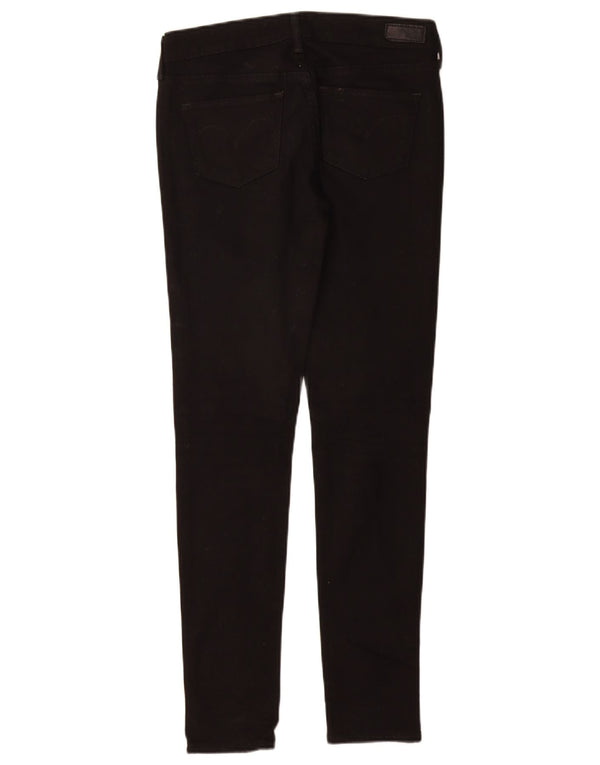 Женские джинсы скинни с современной посадкой и небольшим изгибом LEVI'S W25 L30, черный хлопок