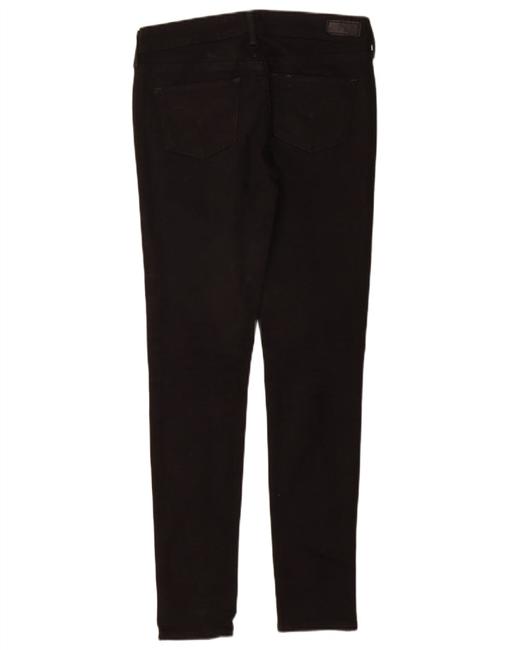 Женские джинсы скинни с современной посадкой и небольшим изгибом LEVI'S W25 L30, черный хлопок