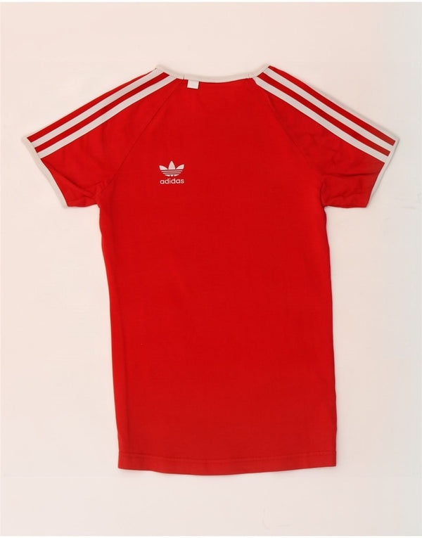 Женская футболка Adidas Top EU 38, средний красный хлопок