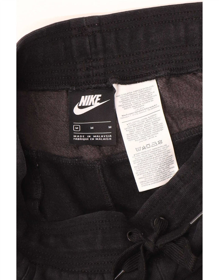 Мужские спортивные брюки Nike с графическим рисунком, джоггеры, средние, черные, с цветными блоками