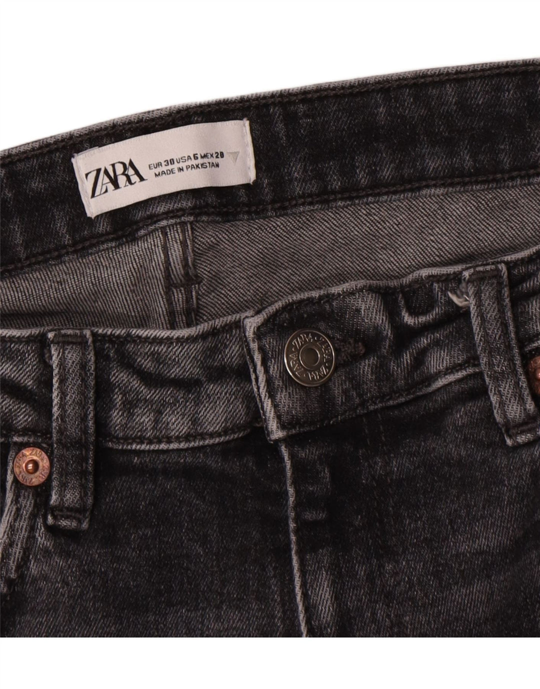 Женские джинсы Bootcut Zara EU 38 Small W28 L26 Серые