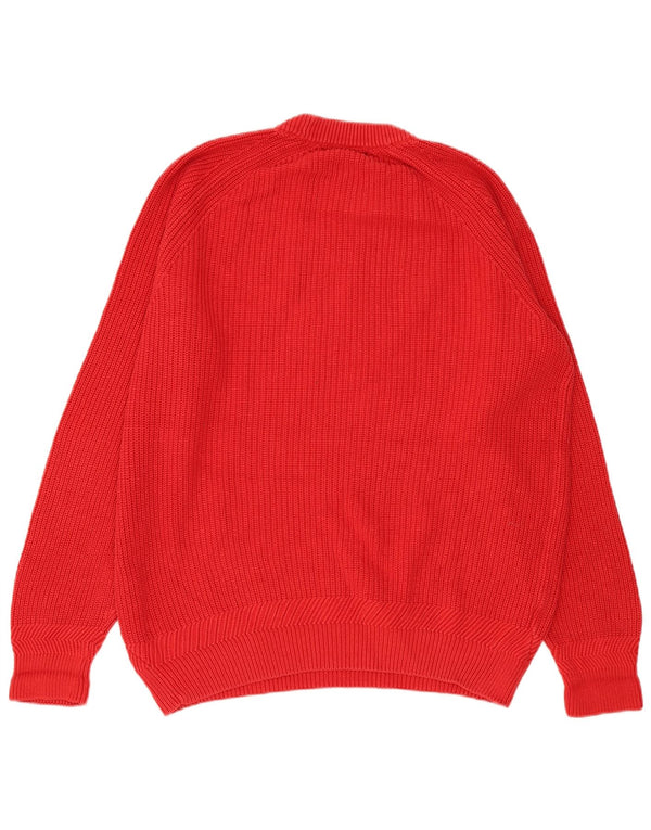 Мужской джемпер с круглым вырезом Fred Perry XL, красный хлопок