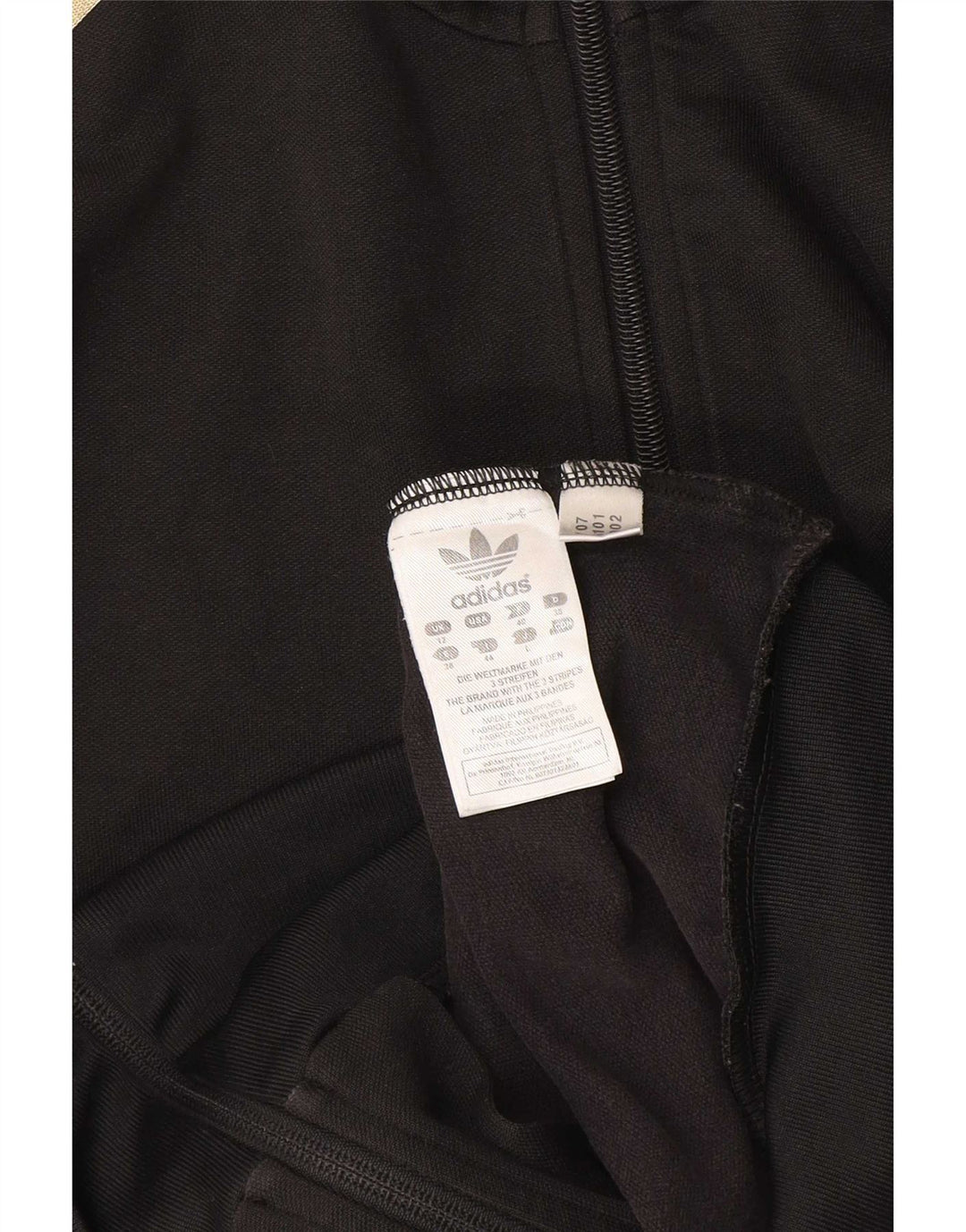 Женский спортивный костюм Adidas Top Jacket UK 12, средний черный хлопок