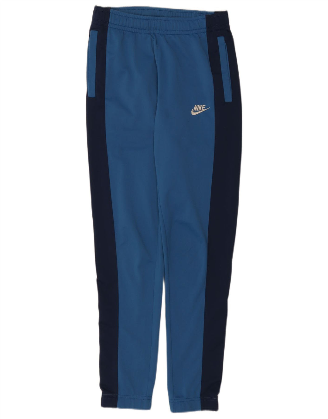 Мужские спортивные брюки Nike Joggers XS синие из полиэстера с цветными блоками