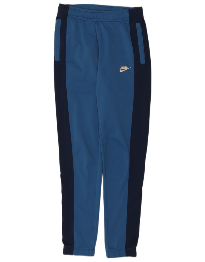 Мужские спортивные брюки Nike Joggers XS синие из полиэстера с цветными блоками