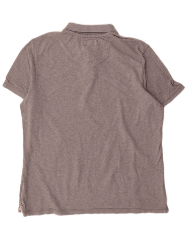 Мужская рубашка поло Fat Face 2XL, серый хлопок