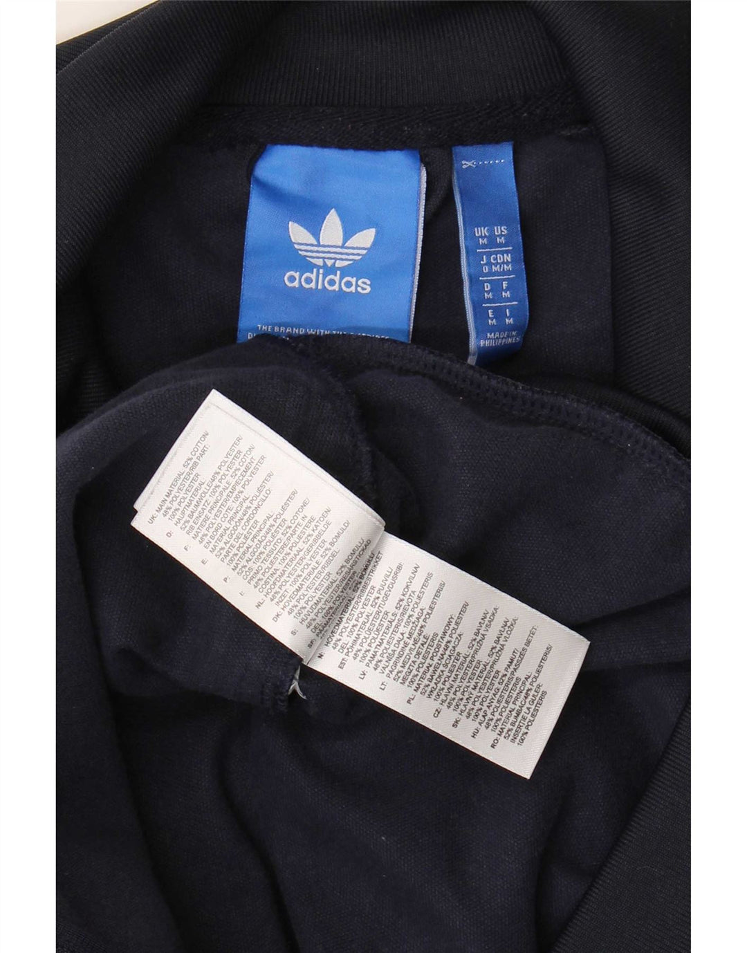 Мужской спортивный костюм Adidas, верхняя куртка, средний темно-синий, хлопок