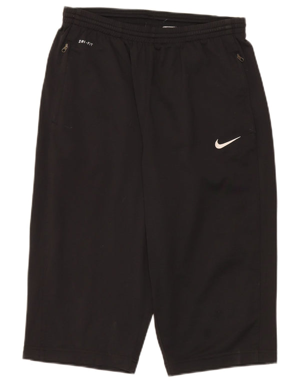 Спортивные шорты-бермуды Nike для мальчиков 13–14 лет, XL, черный полиэстер