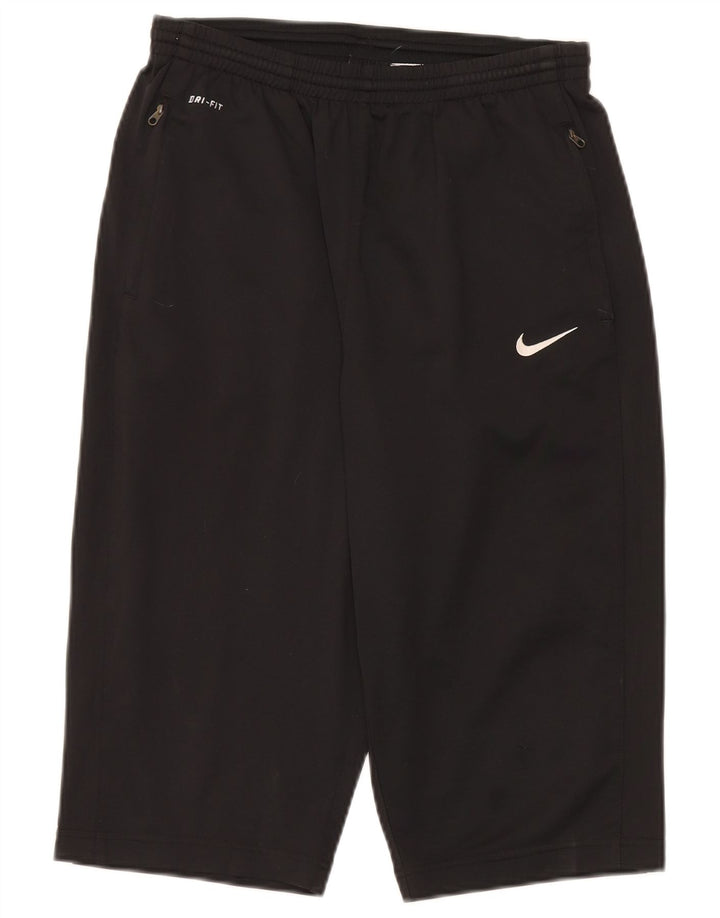 Спортивные шорты-бермуды Nike для мальчиков 13–14 лет, XL, черный полиэстер