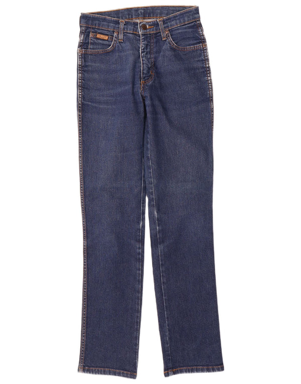 Женские прямые джинсы Wrangler ROXANNE W24 L30 синие, хлопок