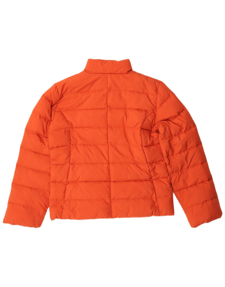 Винтажная женская стеганая куртка UK 14, средний красный