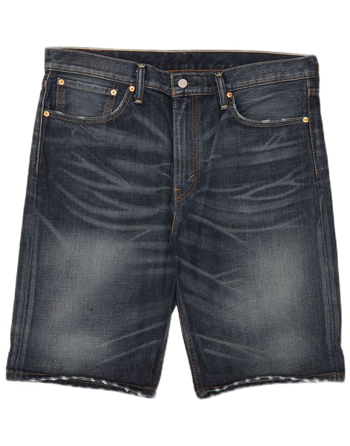 Мужские джинсовые шорты LEVI'S 508 W36, большие синие, хлопок
