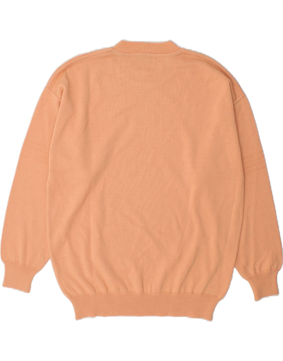 IL GRANCHIO Mens Crew Neck Jumper Sweater Large Orange Wool Vintage Il Granchio and Second-Hand Il Granchio from Messina Hembry 