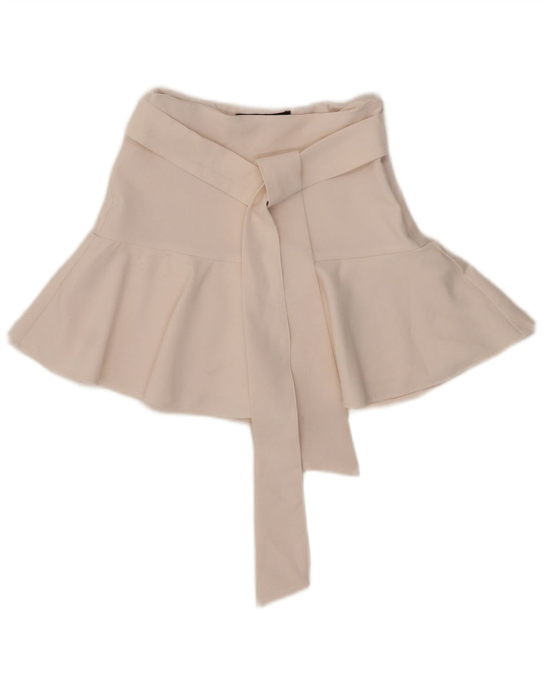 Женская юбка-шорта Zara XS W24, белый полиэстер