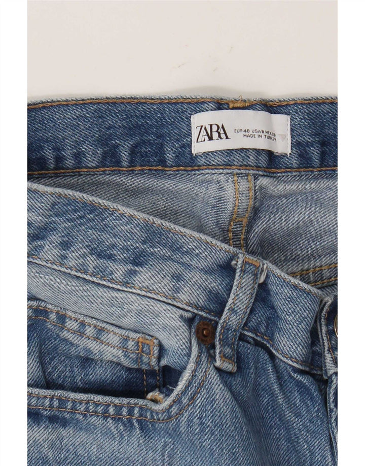 Женские прямые джинсы Zara EU 40 Medium W30 L33 Синие