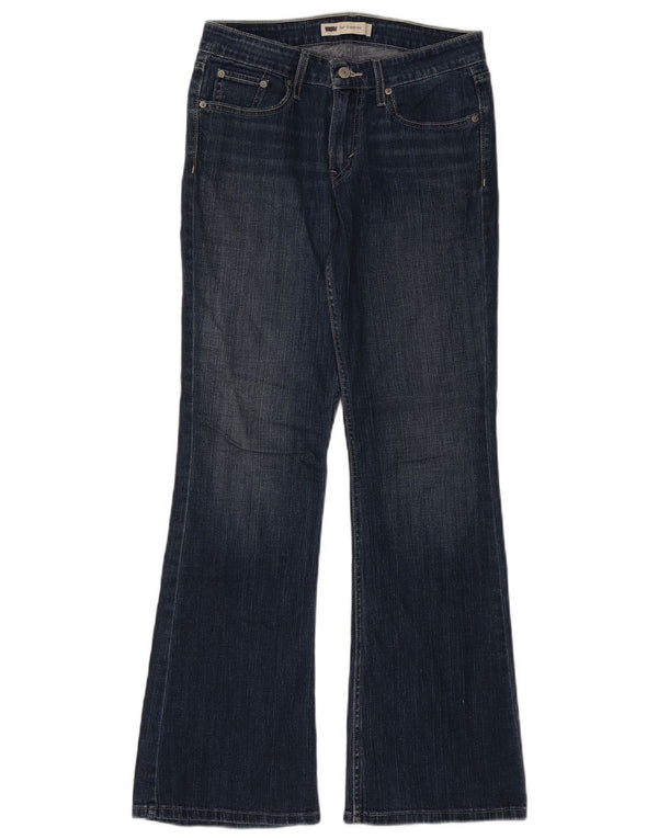 Женские джинсы Levi's 518 Super Low Bootcut W28 L32 синие, хлопок