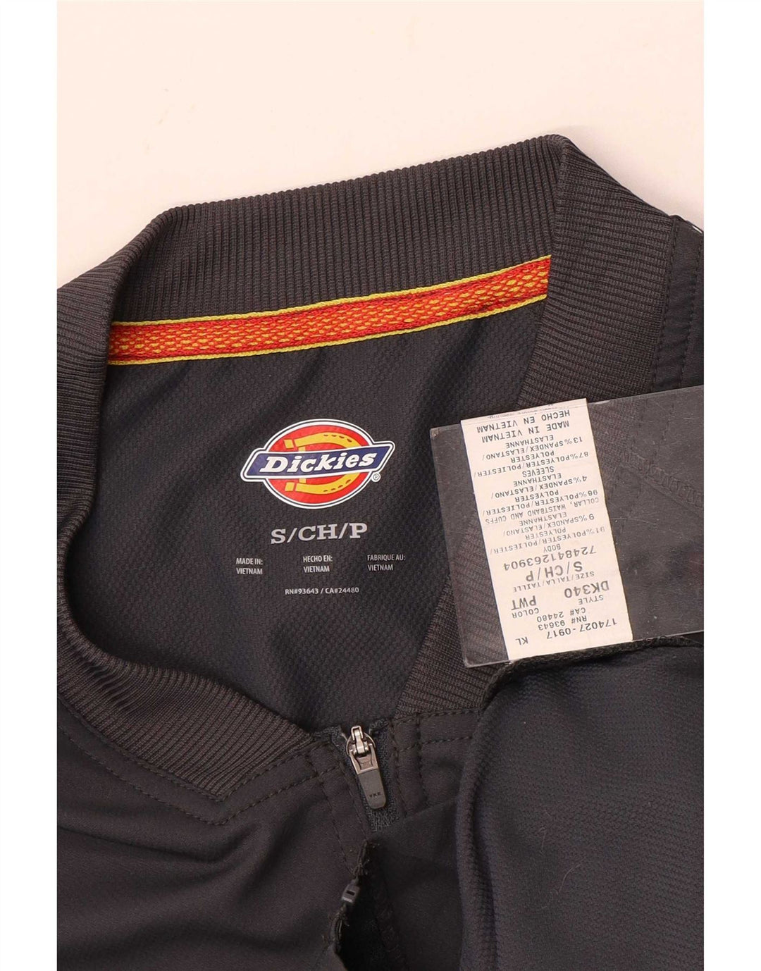 Мужской спортивный костюм Dickies, верхняя куртка, маленький серый полиэстер с крапинками