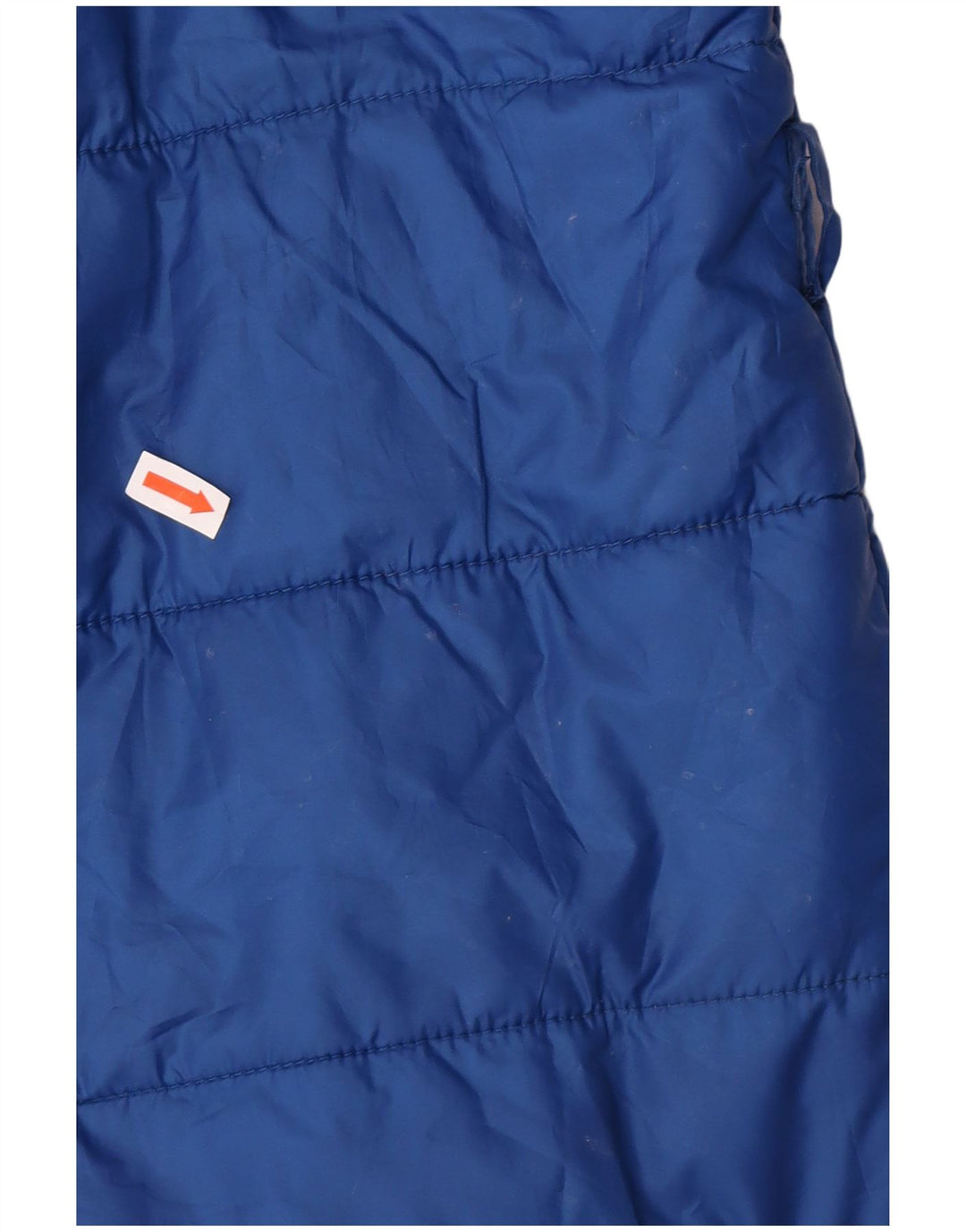 CAVALLI Женская стеганая куртка IT 46 Большая синяя полиэстер