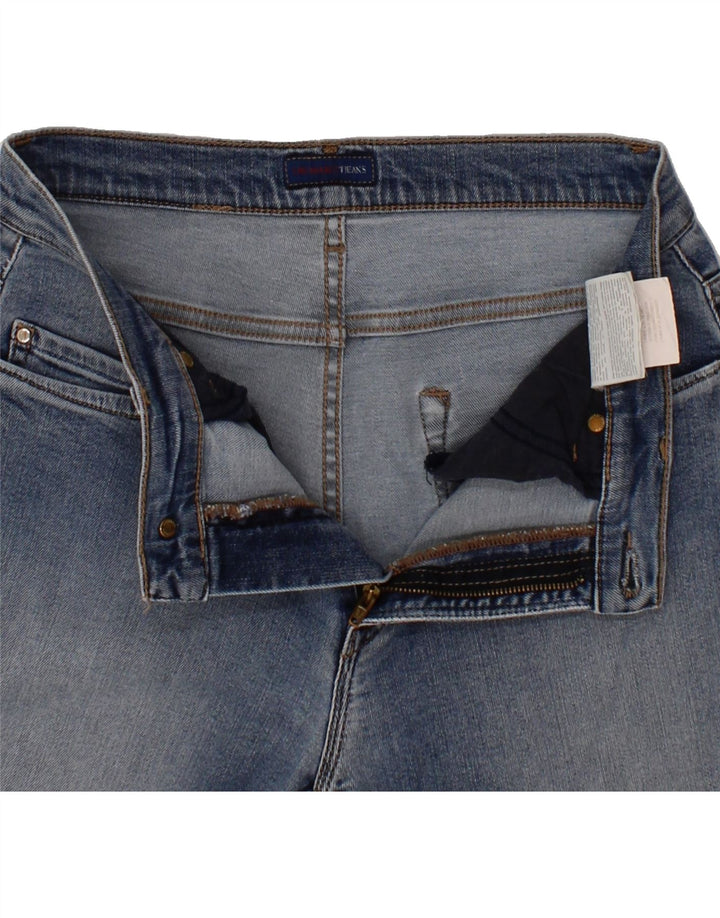 TRUSSARDI Womens Straight Jeans W27 L29 Blue Cotton Vintage Trussardi and Second-Hand Trussardi from Messina Hembry 