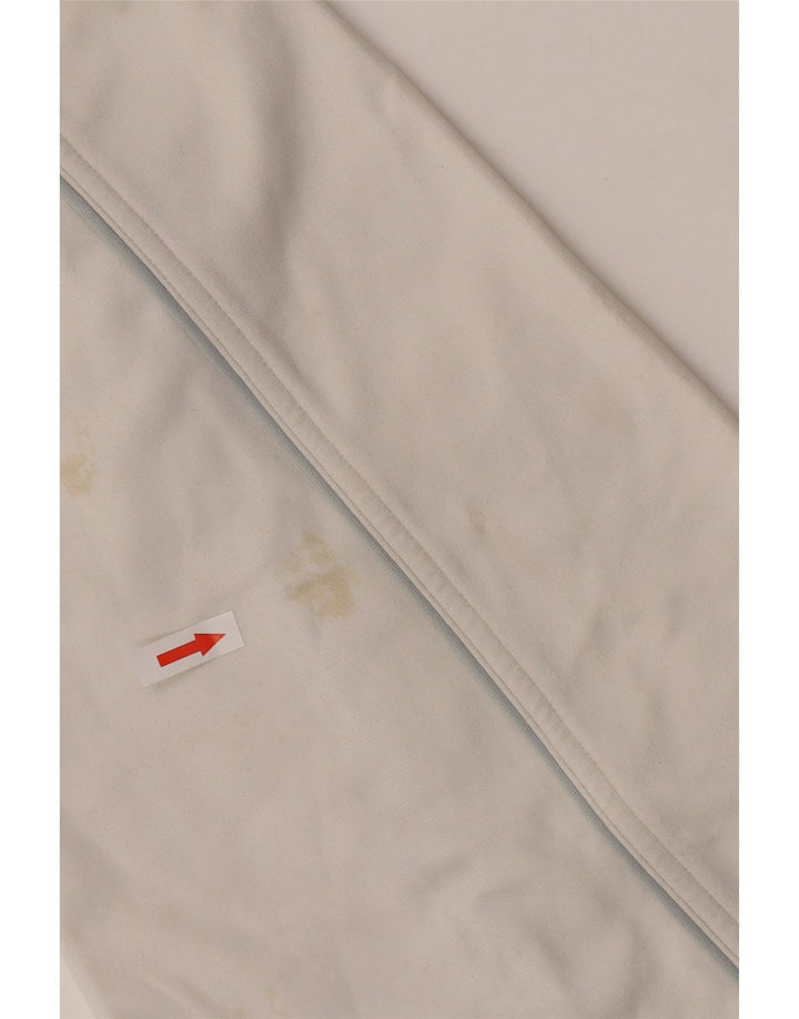 Мужская спортивная куртка ADIDAS UK 42/44, большой белый полиэстер