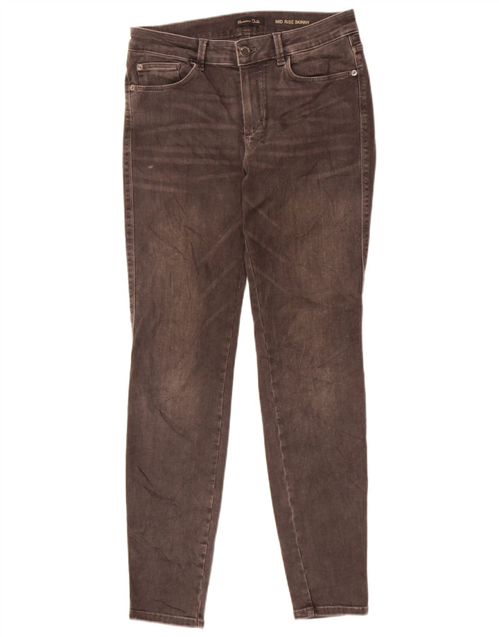 Женские джинсы скинни Massimo Dutti со средней посадкой EU 40 Medium W30 L30 Серые