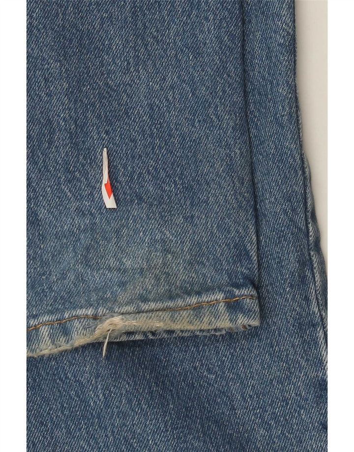Мужские прямые джинсы Levi's 516 W34 L32 синие, хлопок