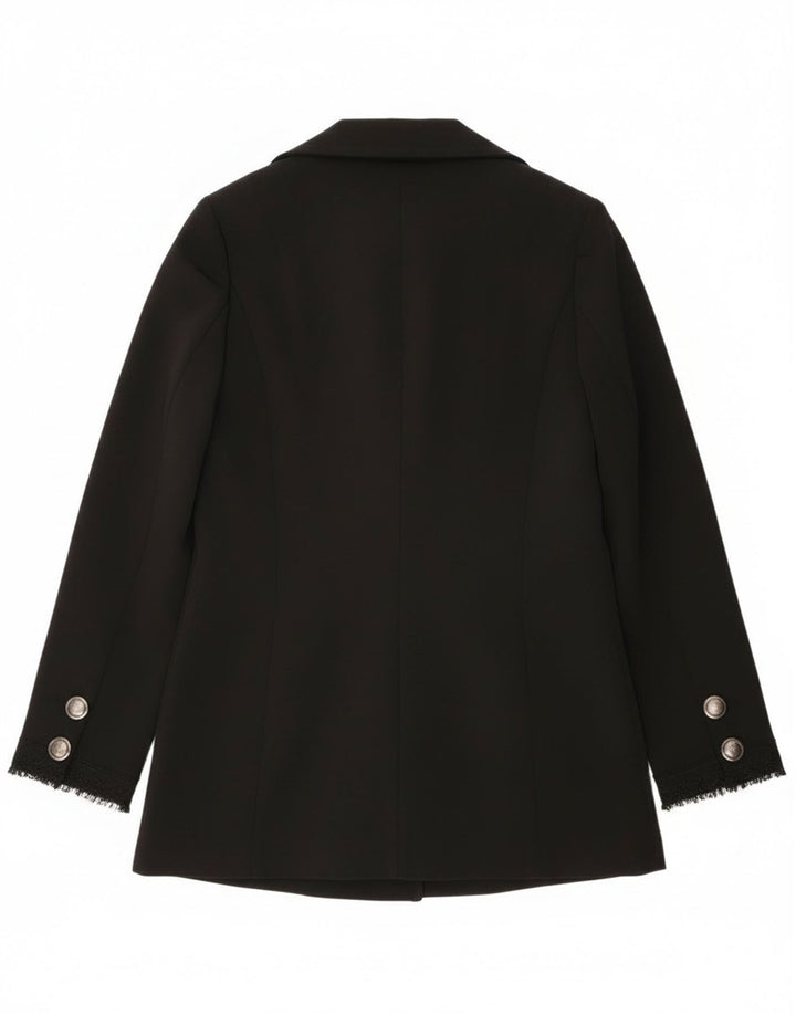 Женское полупальто Denny Rose UK 10, маленький черный полиэстер