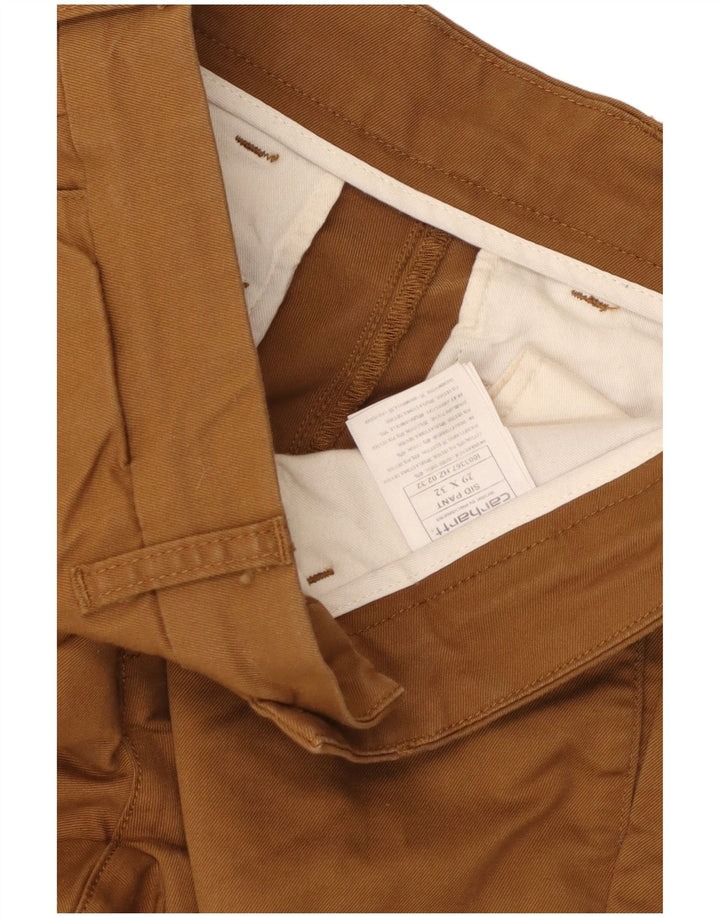 Мужские брюки-чиносы Carhartt Sid W29 L32 бежевого цвета, хлопок