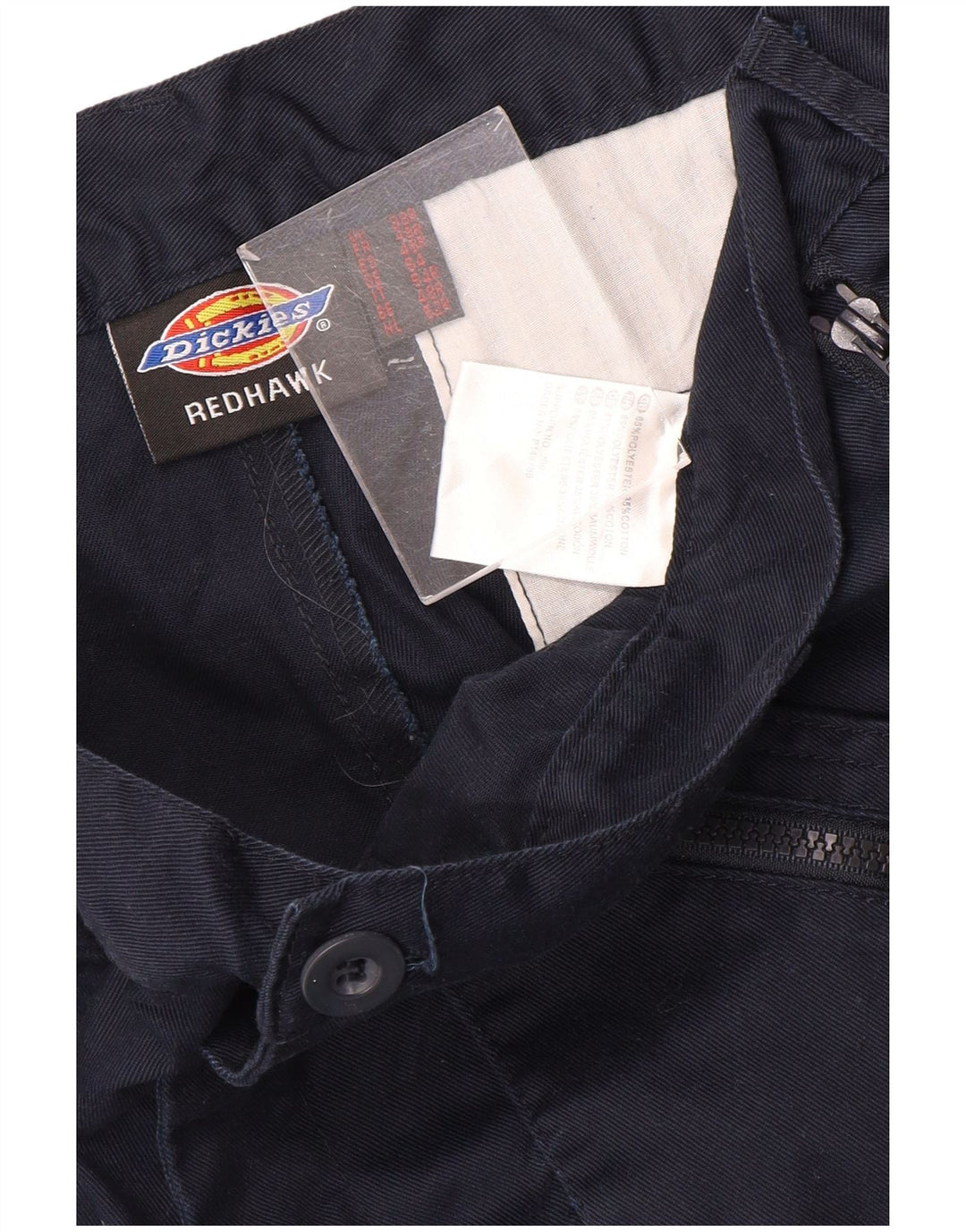 Мужские прямые брюки-карго Dickies Redhawk W38 L33 темно-синие из полиэстера