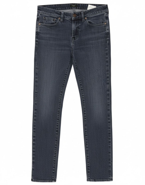 Женские джинсы скинни J. Crew Toothpick W27 L30, темно-синий, хлопок