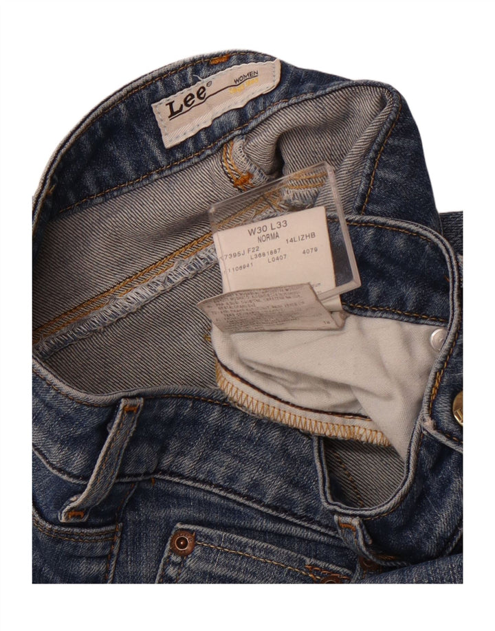 Женские укороченные джинсы LEE Norma W30 L19, синий хлопок