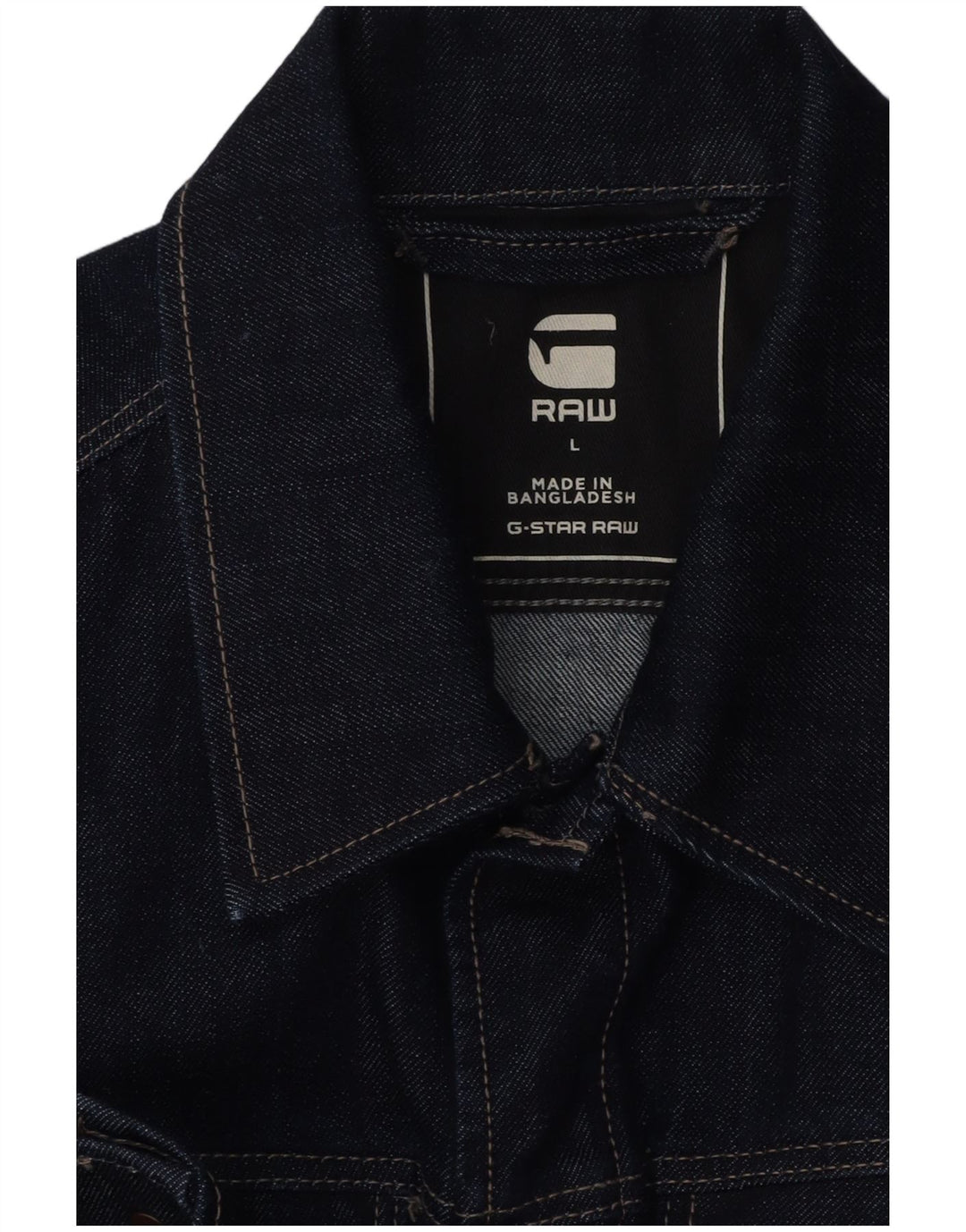 Мужская джинсовая куртка G-Star UK 40, большая темно-синяя, хлопок