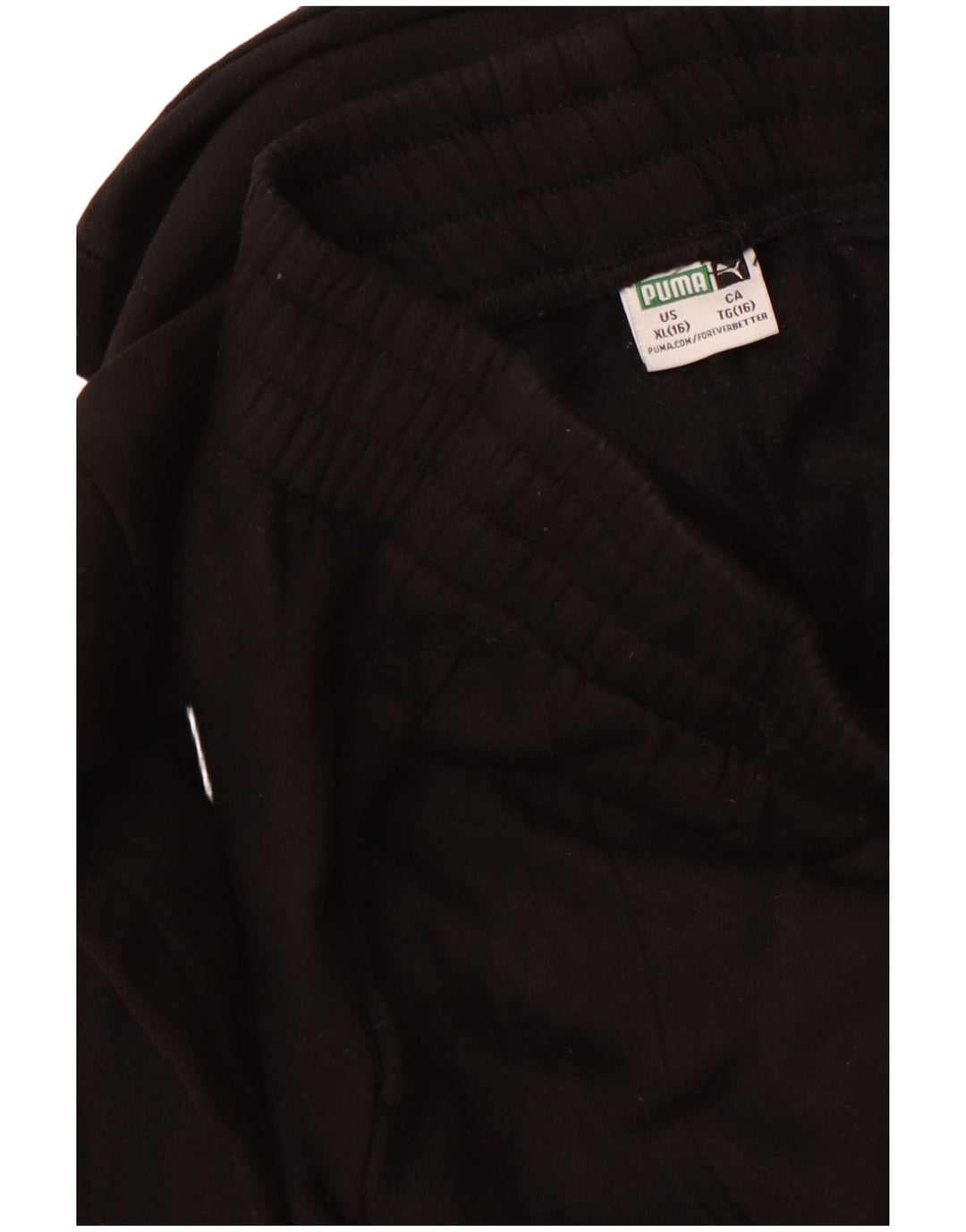 Спортивный костюм PUMA для девочек с графическим принтом, брюки для бега, 15–16 лет, XL, черный