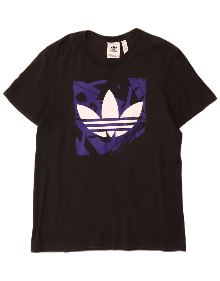 Мужская футболка с рисунком Adidas Top Small Black