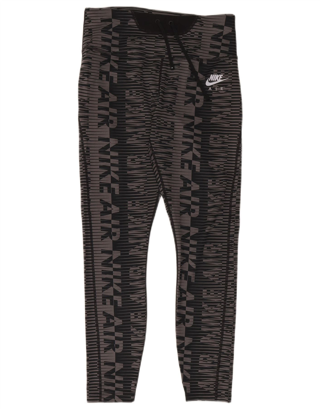 Женские спортивные брюки Nike Air Graphic UK 14, средние серые с геометрическим узором