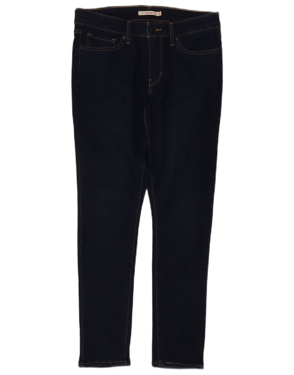 Женские джинсы скинни LEVI'S 711 W29 L28 Темно-синие, хлопок