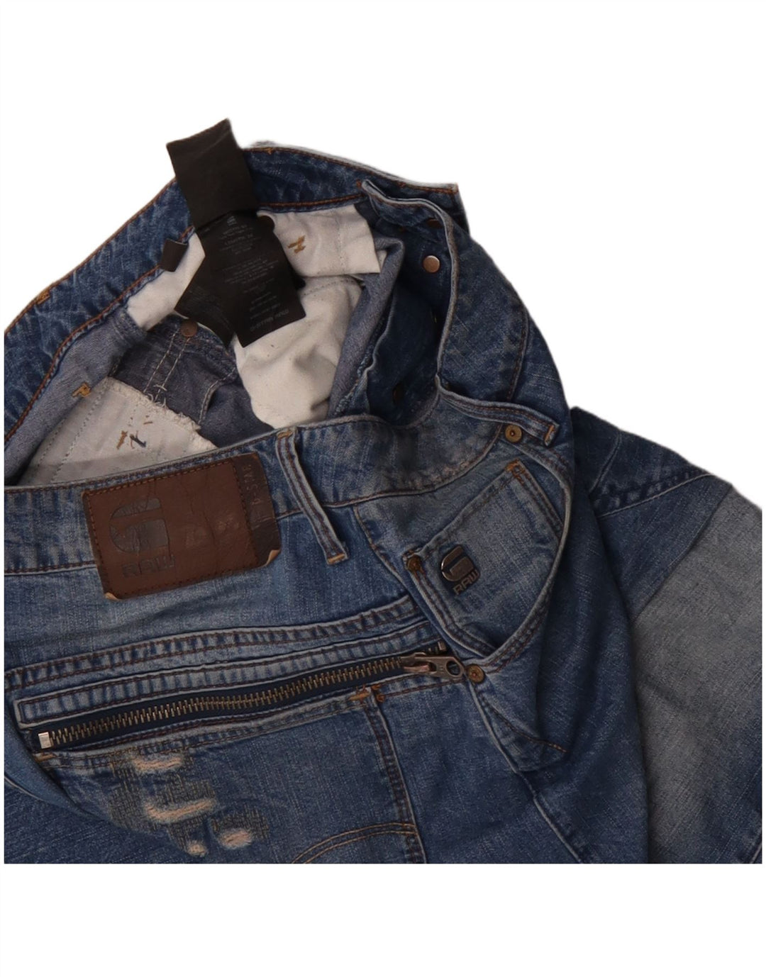 Мужские узкие джинсы G-Star Banana W33 L34, синие, хлопок