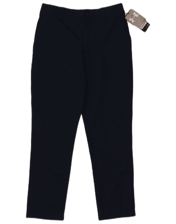 Узкие повседневные брюки Under Armour для мальчиков 13–14 лет W26 L25 Темно-синие