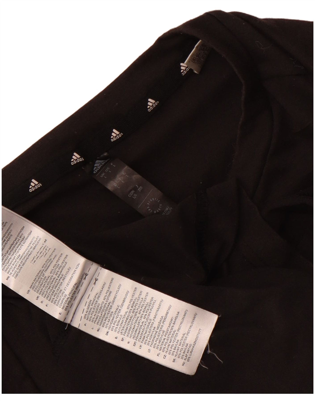 Мужская футболка ADIDAS Aeroready, большой черный полиэстер