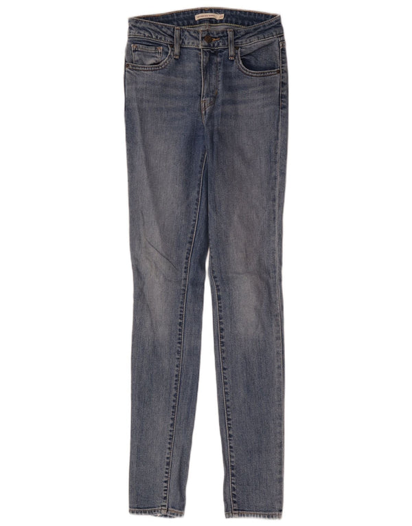 Женские джинсы скинни Levi's 721 с высокой посадкой W25 L33, синие, хлопок