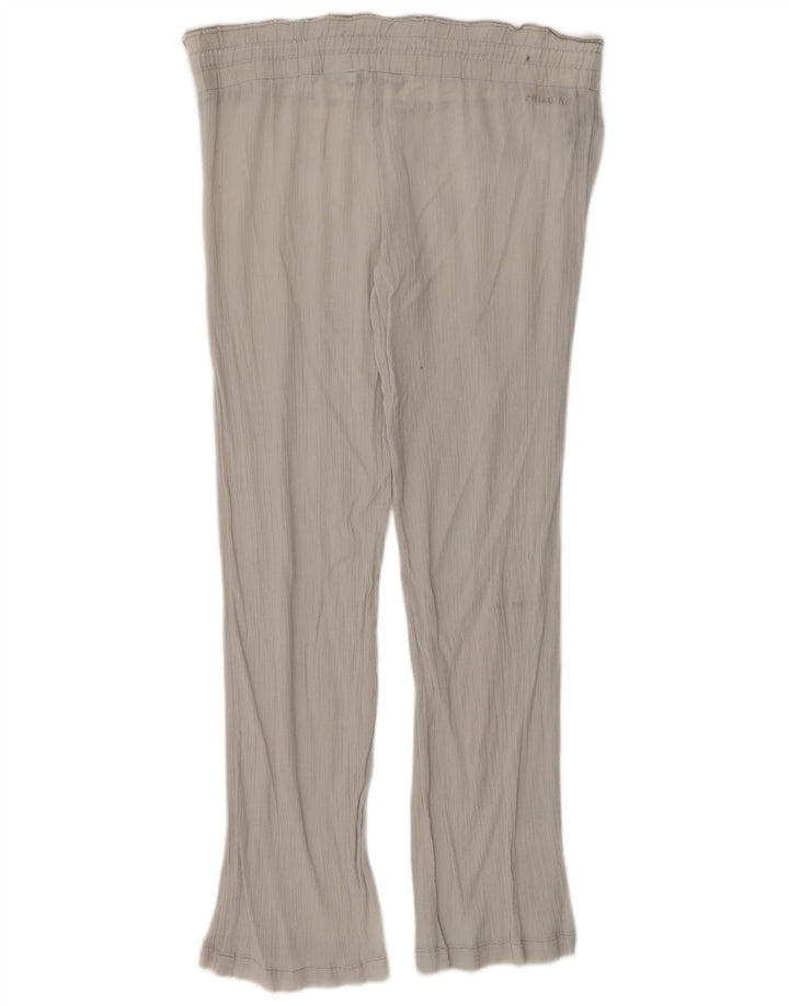 BILLABONG Womens Straight Casual Trousers UK 10 Small W27 L30  White