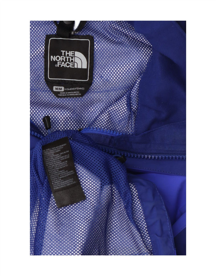Женская дождевик с капюшоном The North Face UK 14, средний синий цвет с цветными блоками