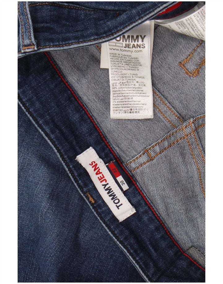 Мужские узкие джинсы Tommy Hilfiger W30 L29, синий хлопок