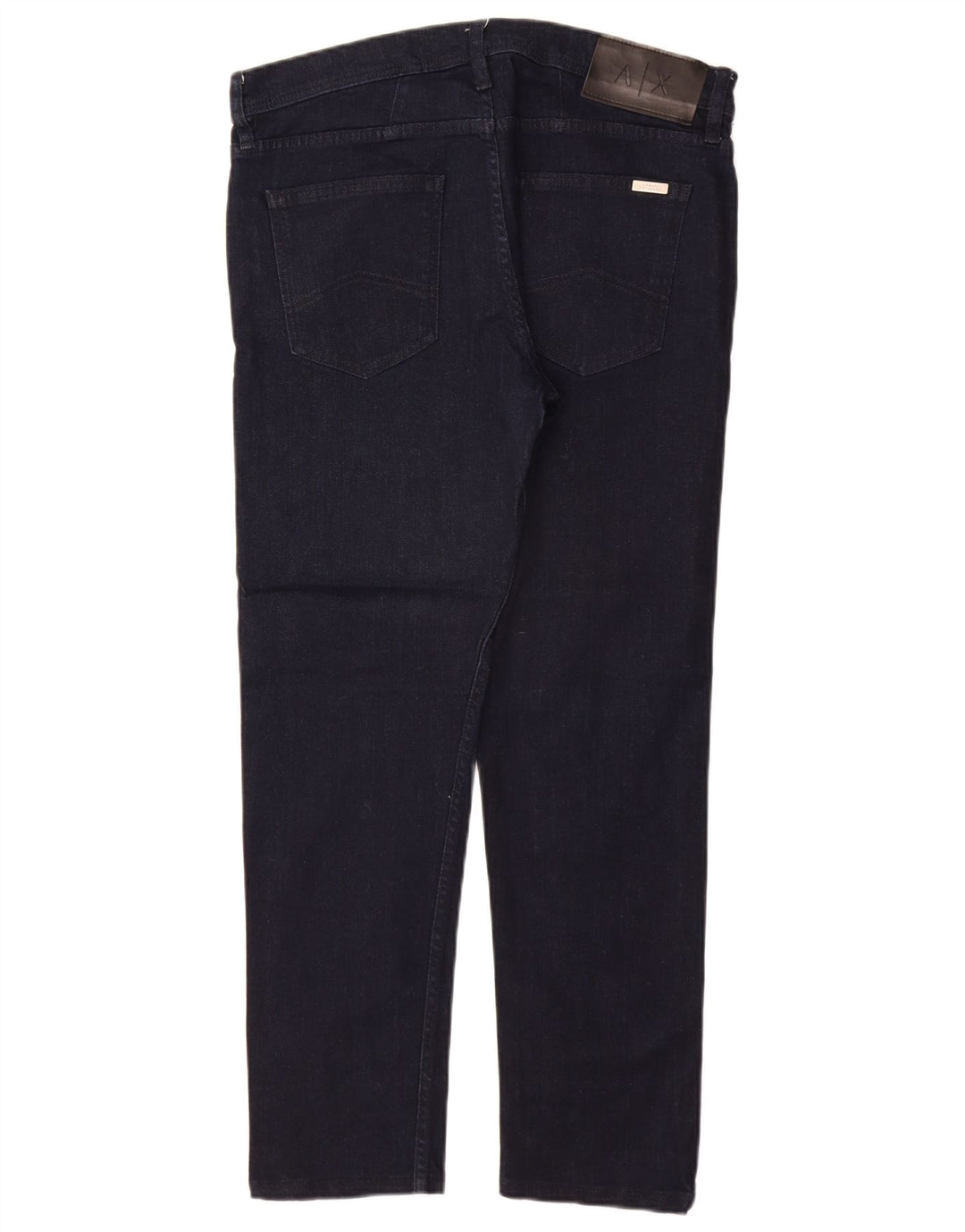 ARMANI EXCHANGE Женские прямые джинсы W33 L29 Темно-синие