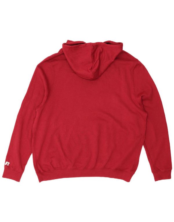 Женский джемпер с капюшоном RUSSELL ATHLETIC Arkansas Razorbacks, Великобритания, 22/24, 3XL, красный