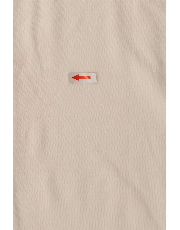 Женская рубашка-поло с оборками спереди Fred Perry UK 20 2XL, белая