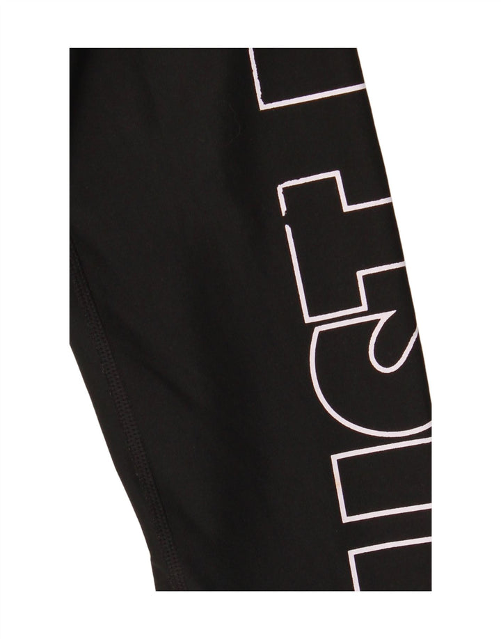 Женские леггинсы с рисунком Nike Dri Fit UK 10, маленькие черные, полиэстер